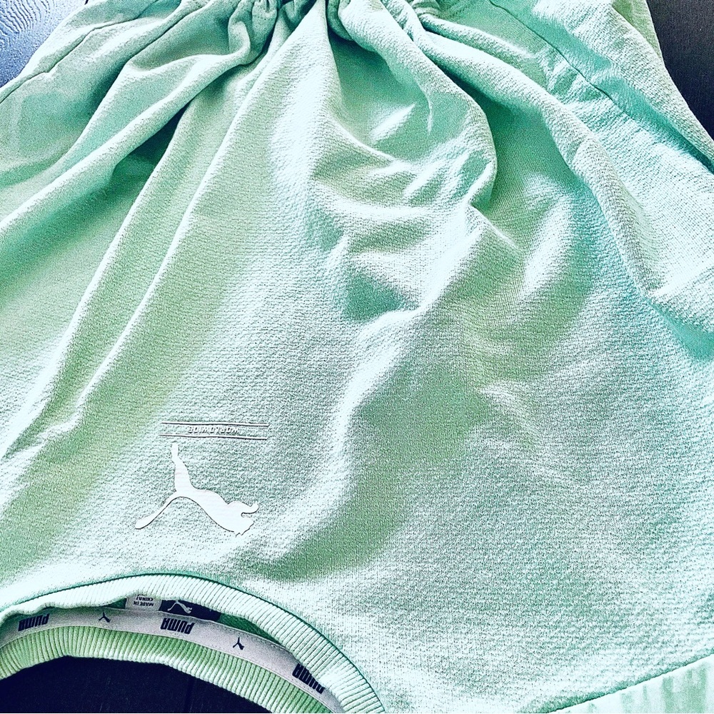 PUMA Mint Crop Top Sweater
